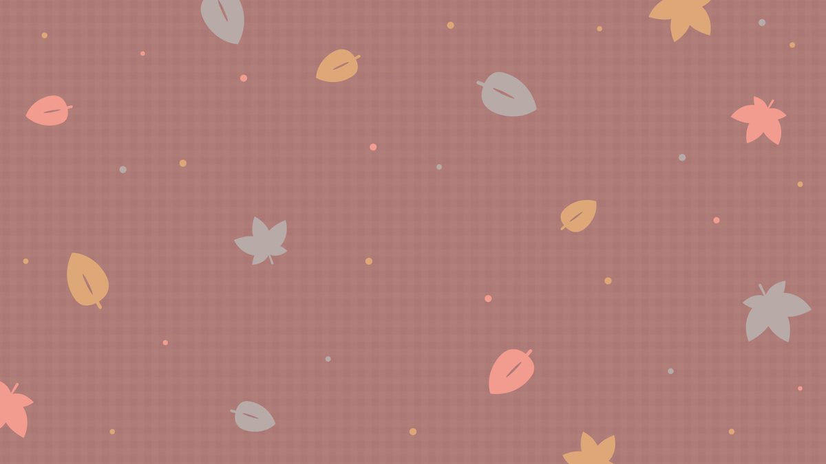 Vtuber New 秋色のかわいい背景 6種 秋の葉っぱが散らばる 暖かな色合いのデザイン素材です サムネイルやイラストの背景としてどうぞ Okumono フリー素材 Vtuber ツイレポ