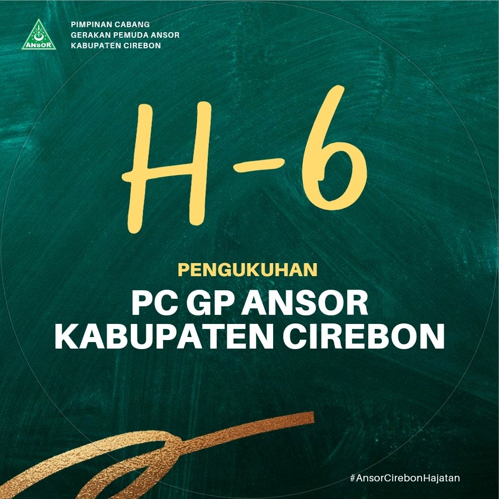 H-6 Pengukuhan PC GP Ansor Kabupaten Cirebon

#AnsorCirebonHajatan