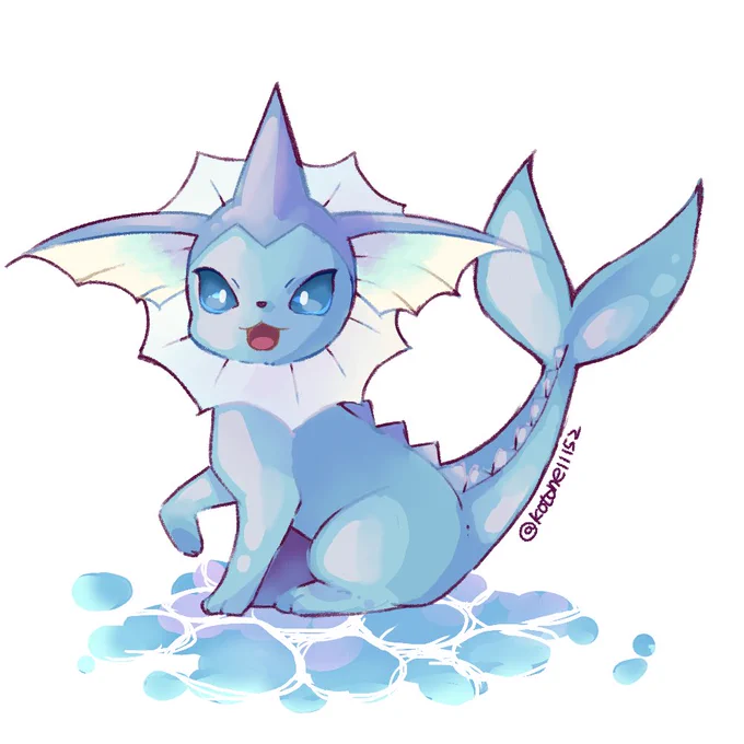 #最近フォローした方は知らない過去作を晒す
ポケ絵上げ始めの頃٩( ᐛ )و 