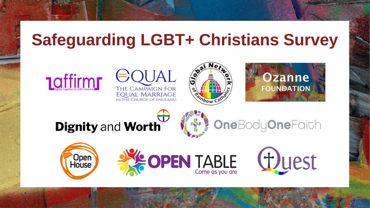 GatheringVoxUK's tweet photo. Are you a UK #LGBT+ #Christian over 18?
How safe do you feel in their church? 
Are concerns about safety a reason why you don't attend church? 
What can churches do to address this?
Tell us your views in our #SafeguardingLGBT survey
https://t.co/YlhHbKaRs8
#WorldMentalHealthDay https://t.co/LfUZyRWdQd