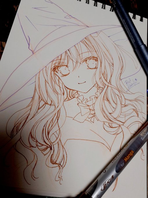 ハロウィン桜花🌸🎃

ペン入れできました
#TH作業過程 