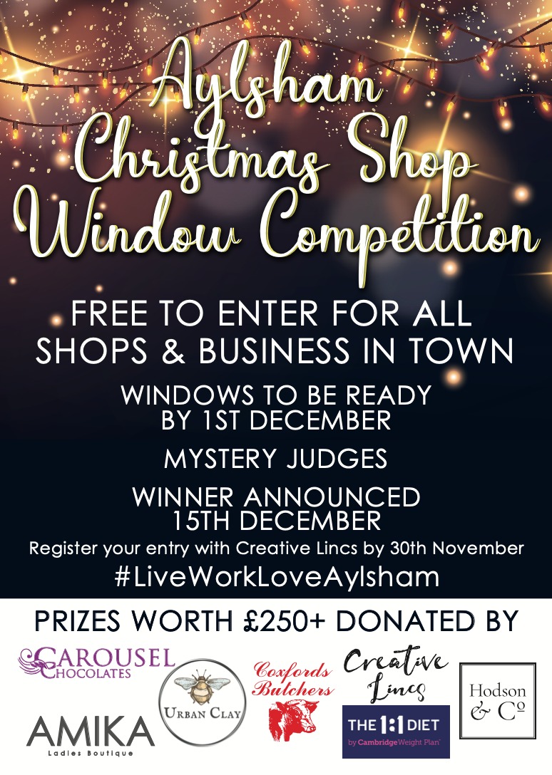 Aylsham Christmas Shop Window Competition 2021 By #liveworkloveaylsham Retailers & Traders Together. #supportyourhighstreet #supportlocal #buyshoplocal
