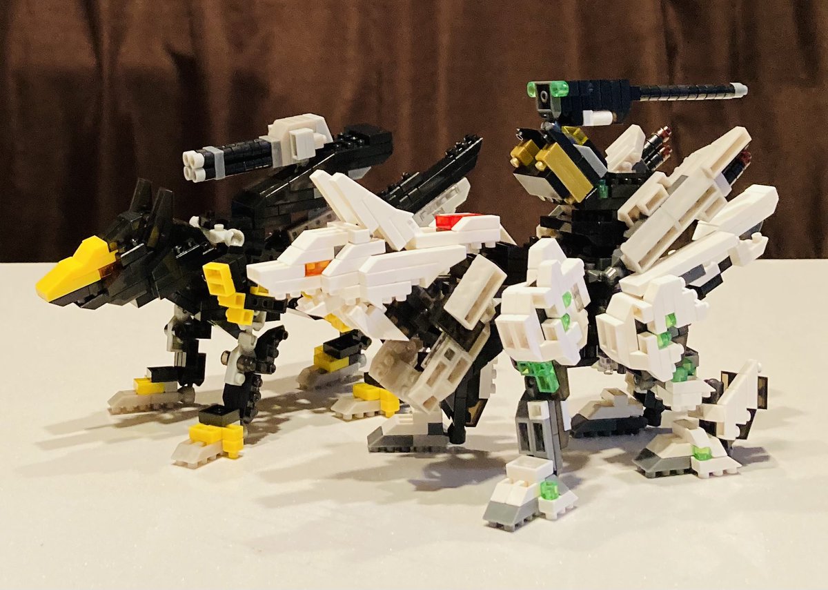 プチブロック #ゾイド #ZOIDS 100均ブロックで、王狼ケーニッヒウルフ