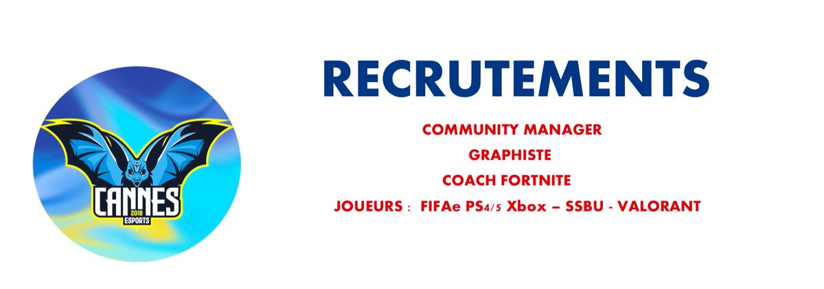 Avec l’ouverture de notre Gaming Center dans La Tribune Coubertin à Cannes, notre structure est en plein développement et recrutement <a href="/EsportAnnonces/">Annonces Esport</a>
