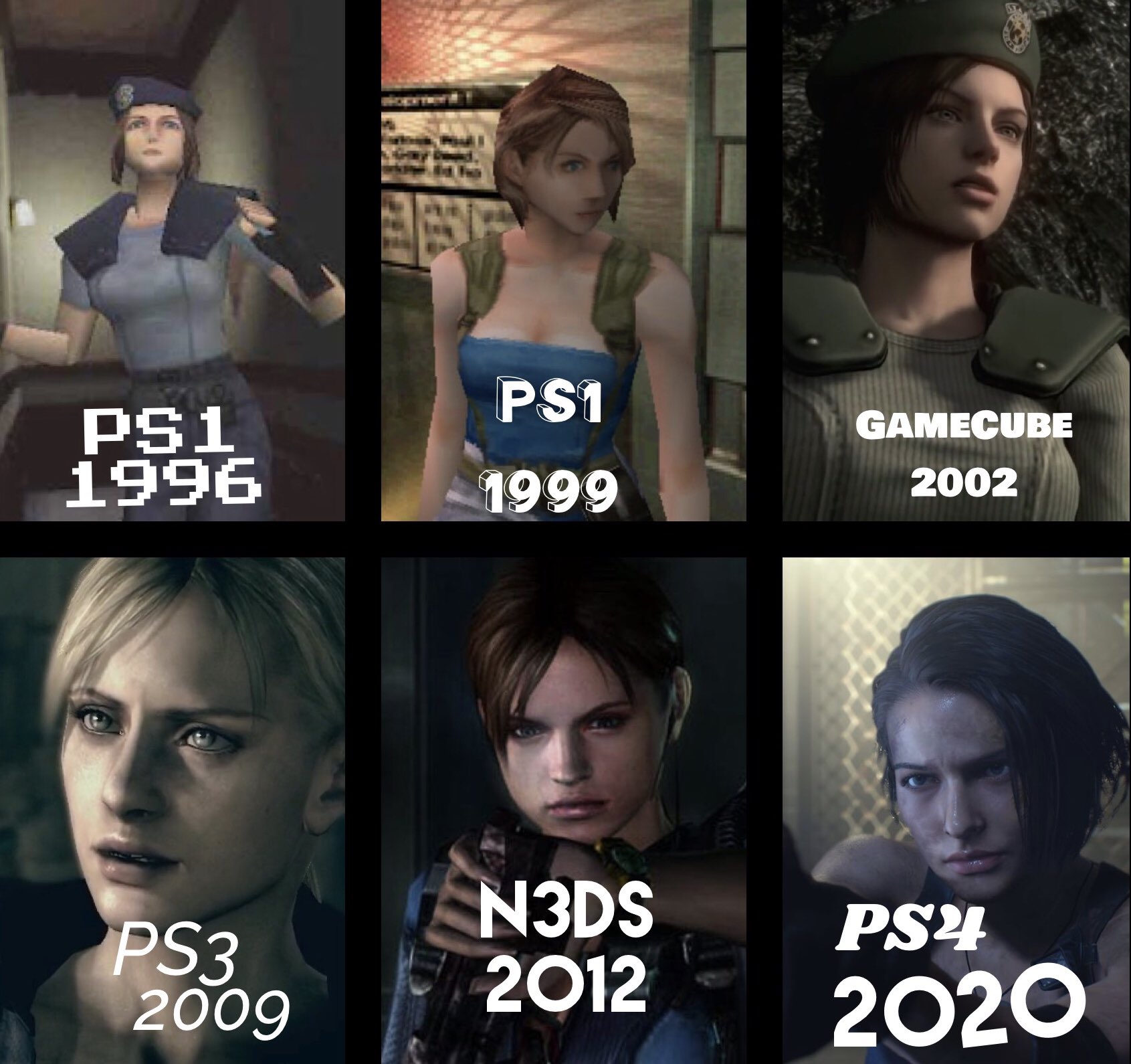 Videogame Lookalikes on X: Jill Valentine (Resident Evil series