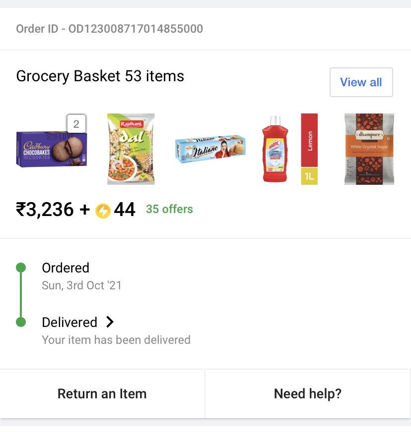 nsameergaba's tweet photo. @FlipkartStories @Flipkart Without delivering @Flipkart showing its delivered. Can someone listen up? https://t.co/fLODLLtJPL