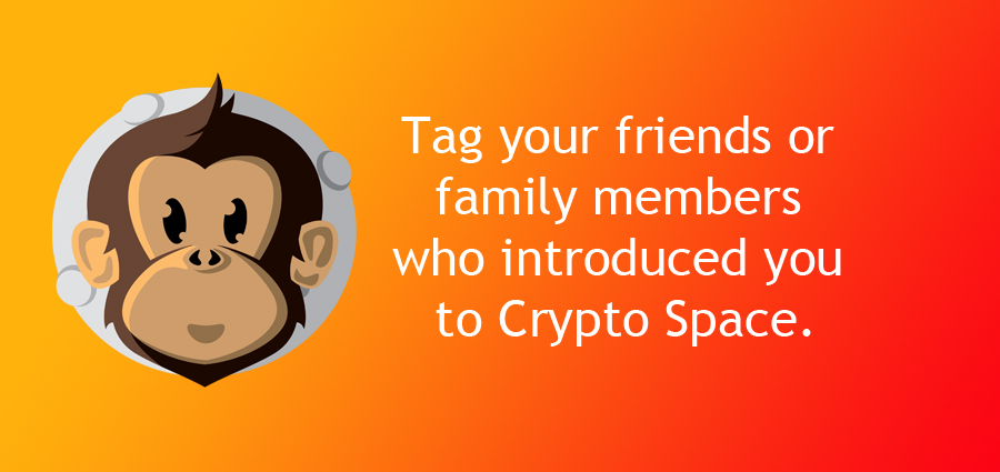 Tag your friends or family members who introduced you to Crypto Space.
 #crypto #apemoon #ApesTogetherStrong