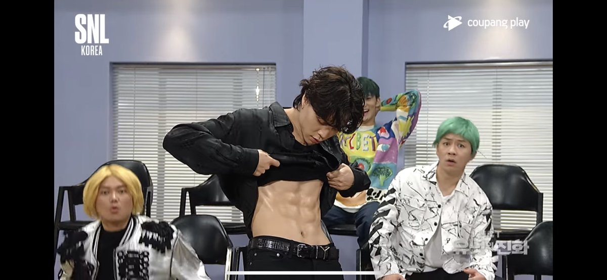 loveutaeil's tweet photo. Saturday Night Live Korea (SNL Korea) Snippet on Coupang Play. 

#NCT127_SNL #JOHNNY #JAEHYUN #NCT127_Sticker https://t.co/pOFEuCdzcJ