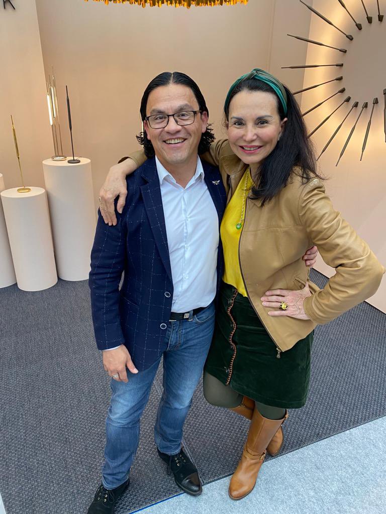 RIBAarchitect's tweet image. Great to be back again at @Decorex_Intl after a two year break and always a joy to bump into @DiegoCorrea_B #designsunday #interiordesign #decorex