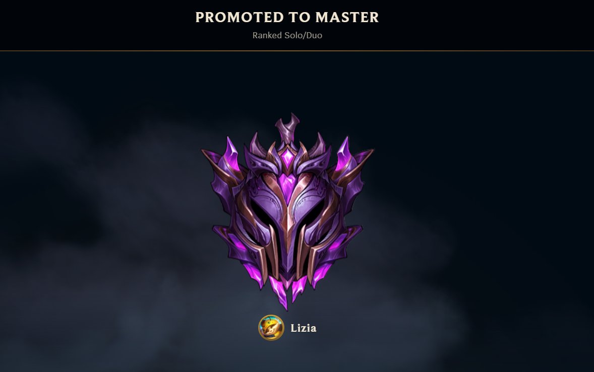 lizialol's tweet image. I FINALLY MADE IT!🥳🥳

Hard work really pays off. After roleswapping and @Coach_Supernova teaching me most things from scratch I can finally call myself a Master toplaner!!🥳