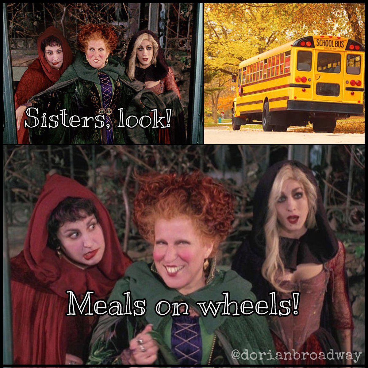 DorianBroadway's tweet photo. Smells delicious. #hocuspocus #halloween @BetteMidler https://t.co/C0vERlLA1E