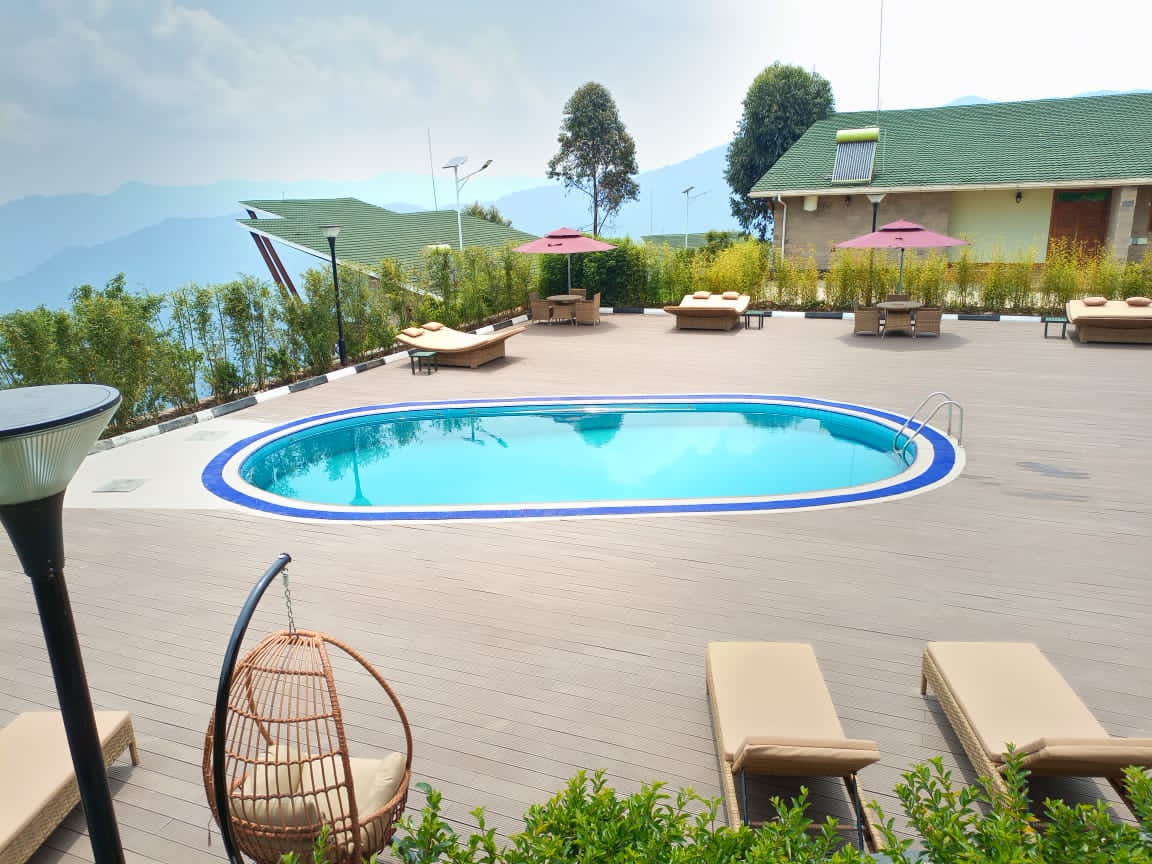 gorillaheights's tweet photo. Our #heatedswimmingpool provides aheavenly soak after a long day's adventure in #bwindiforest.There’s nothing more soothing thn slipping into this gem when your body is worn out,your energy is down &amp; your mind needs to cool off. https://t.co/op2u8v5qFV