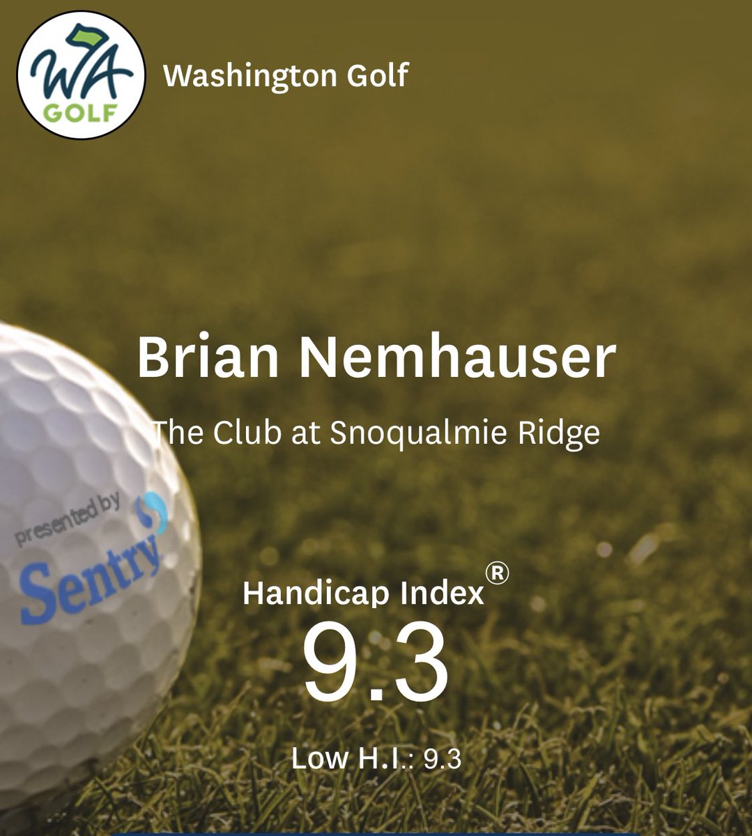 GolfObsessed's tweet photo. I had two goals this year:

1. Break 80
2. Get to a 10 handicap

Checked off both yesterday! https://t.co/WC3AsrMM8k