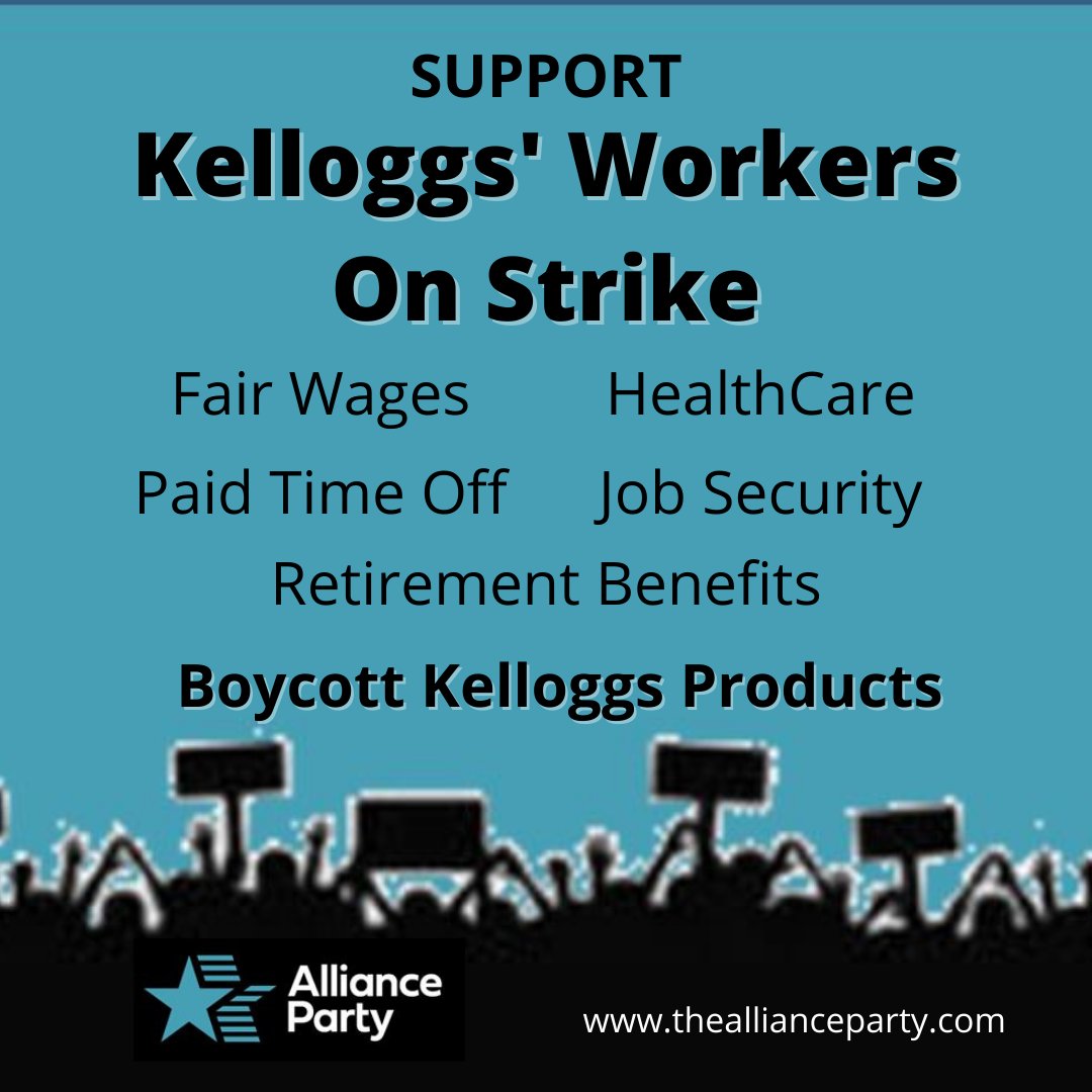 AlliancePTY's tweet photo. #KelloggsStrike  #WORKERS  #PassThePROAct https://t.co/ya8eeI5vxh