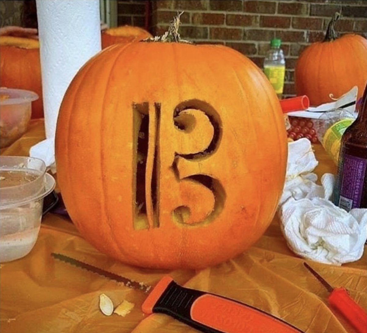 “Carve something scary," they said. Too early?