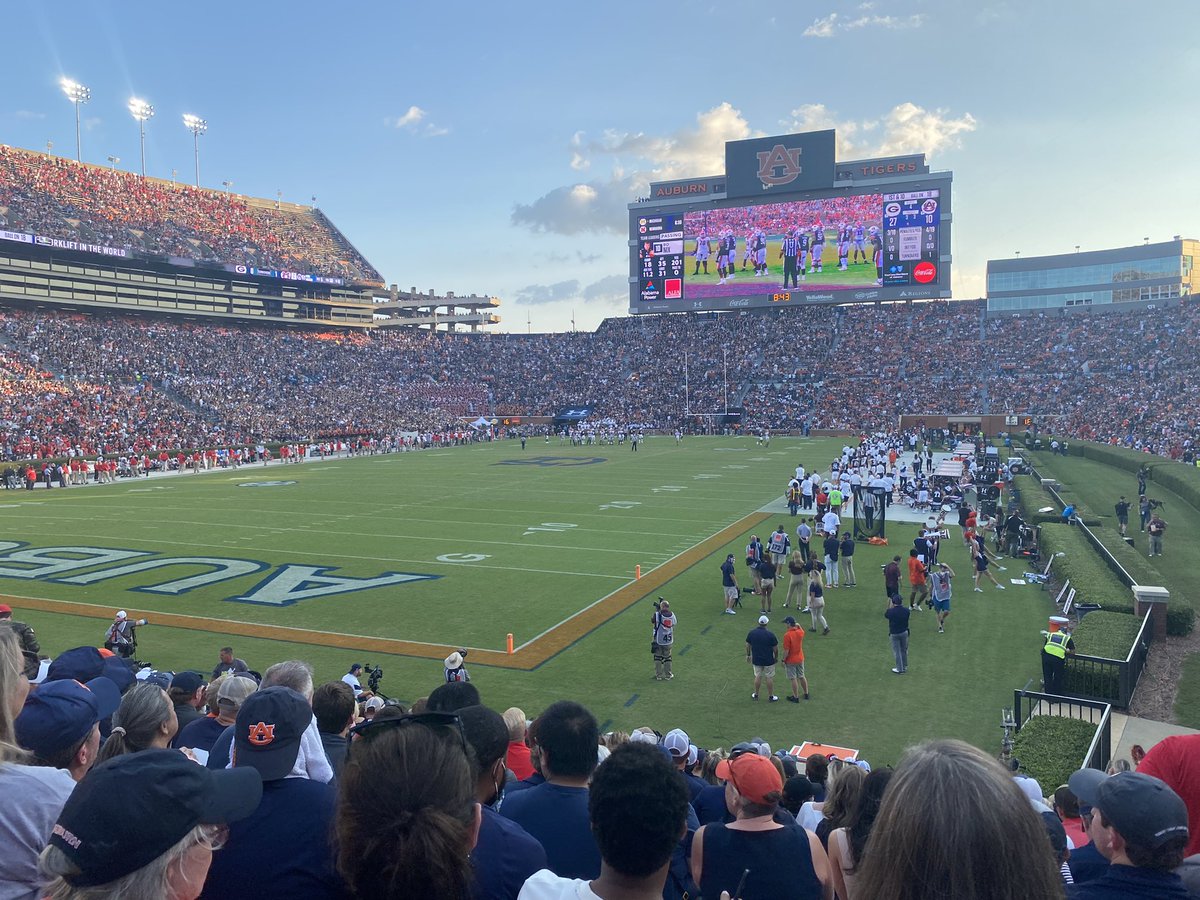 Tough loss yesterday but it was good to be back on the plains! <a href="/AuburnFootball/">Auburn Football</a> #WarEagle