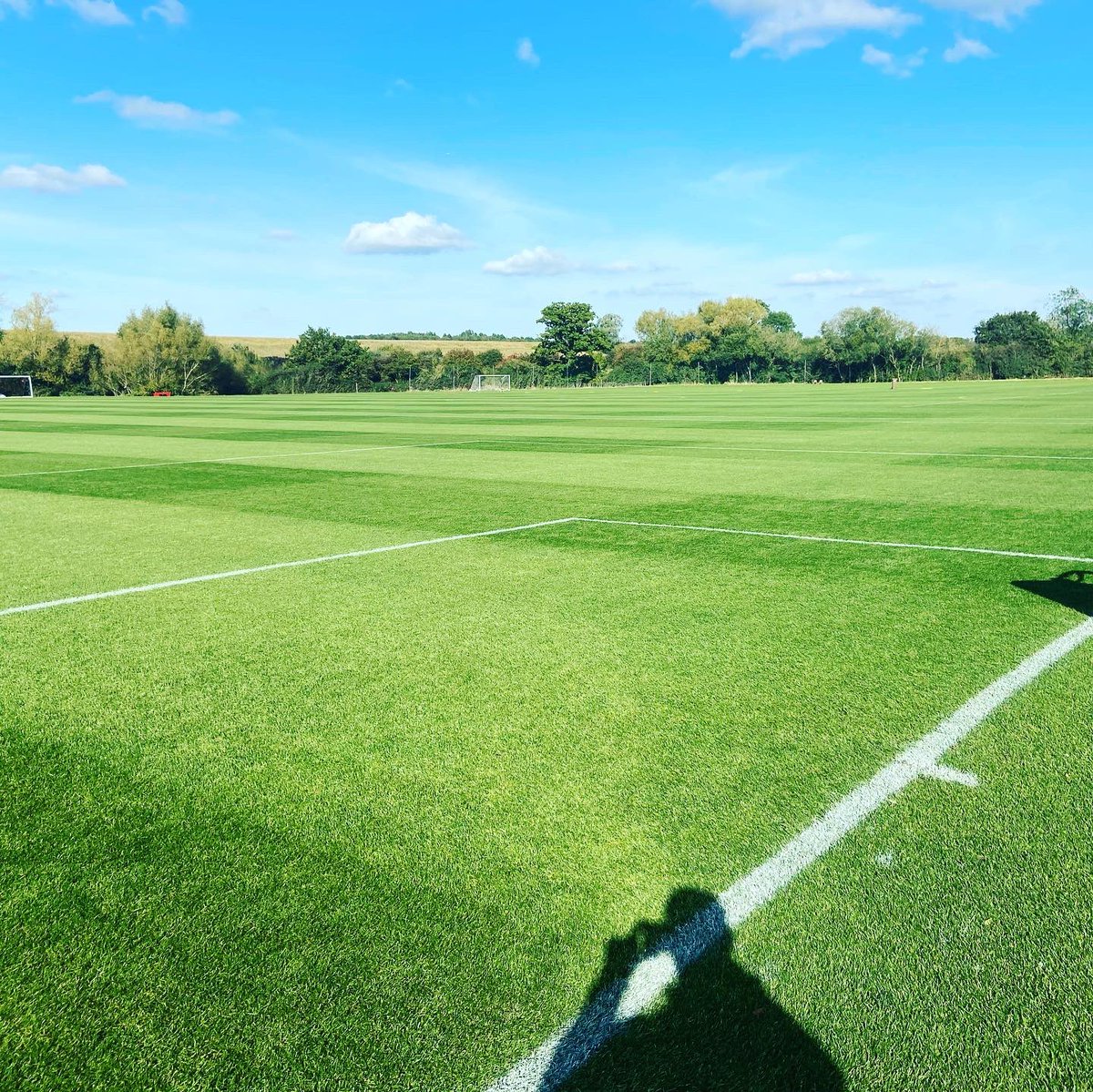 mattyricoh's tweet photo. Both pitches given a Sunday trim ✂️ ready for tomorrow’s session in prep for another big one on Tuesday @Official_STFC #sudbaysessions #cleanup #boxedoff https://t.co/LoKiJjubxj