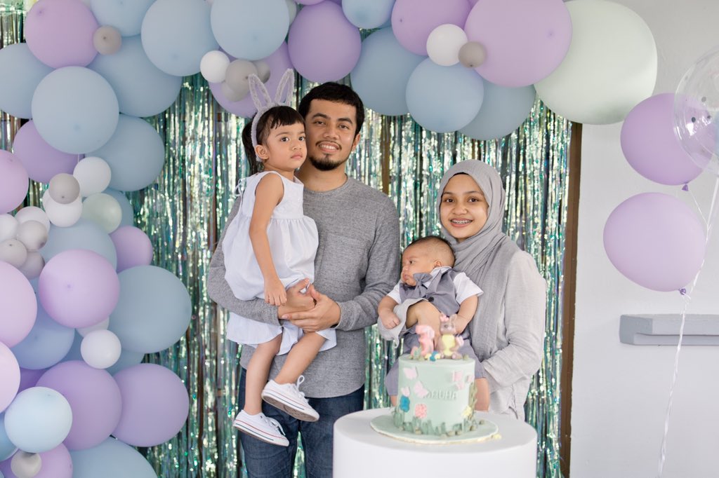 fitmegdnsh's tweet photo. Happy birthday my first born! Ibu walid love you soo much!💜🤍#bunnytheme #dhuhaturns3 https://t.co/CRvUoNLAdl