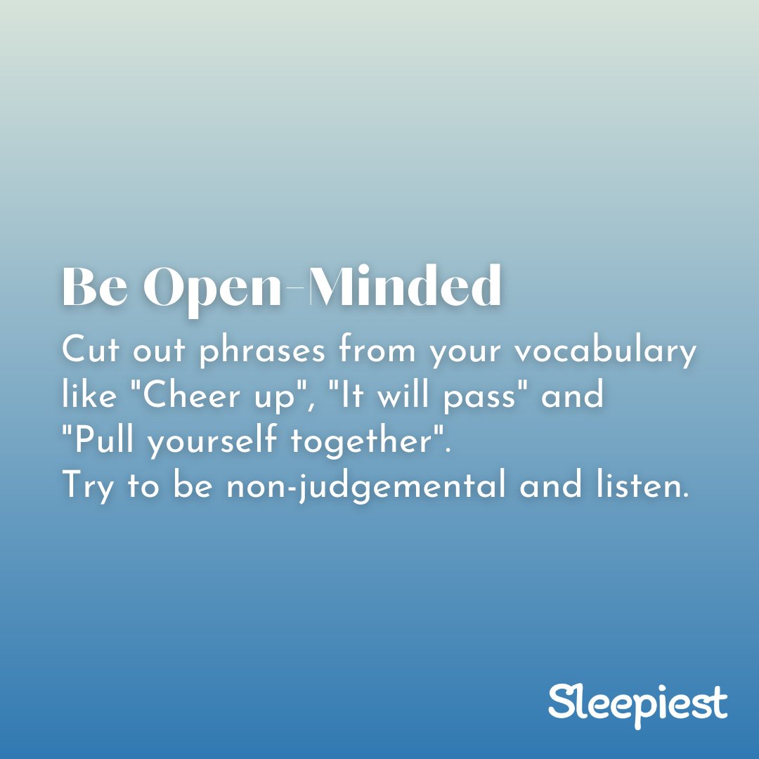 Sleepiest_App's tweet image. It&apos;s World Mental Health Day and now, more than ever, it&apos;s important to be checking in on your loved ones. Here are some tips for where to start... 💜

#WorldMentalHealthDay2021 #supporttips