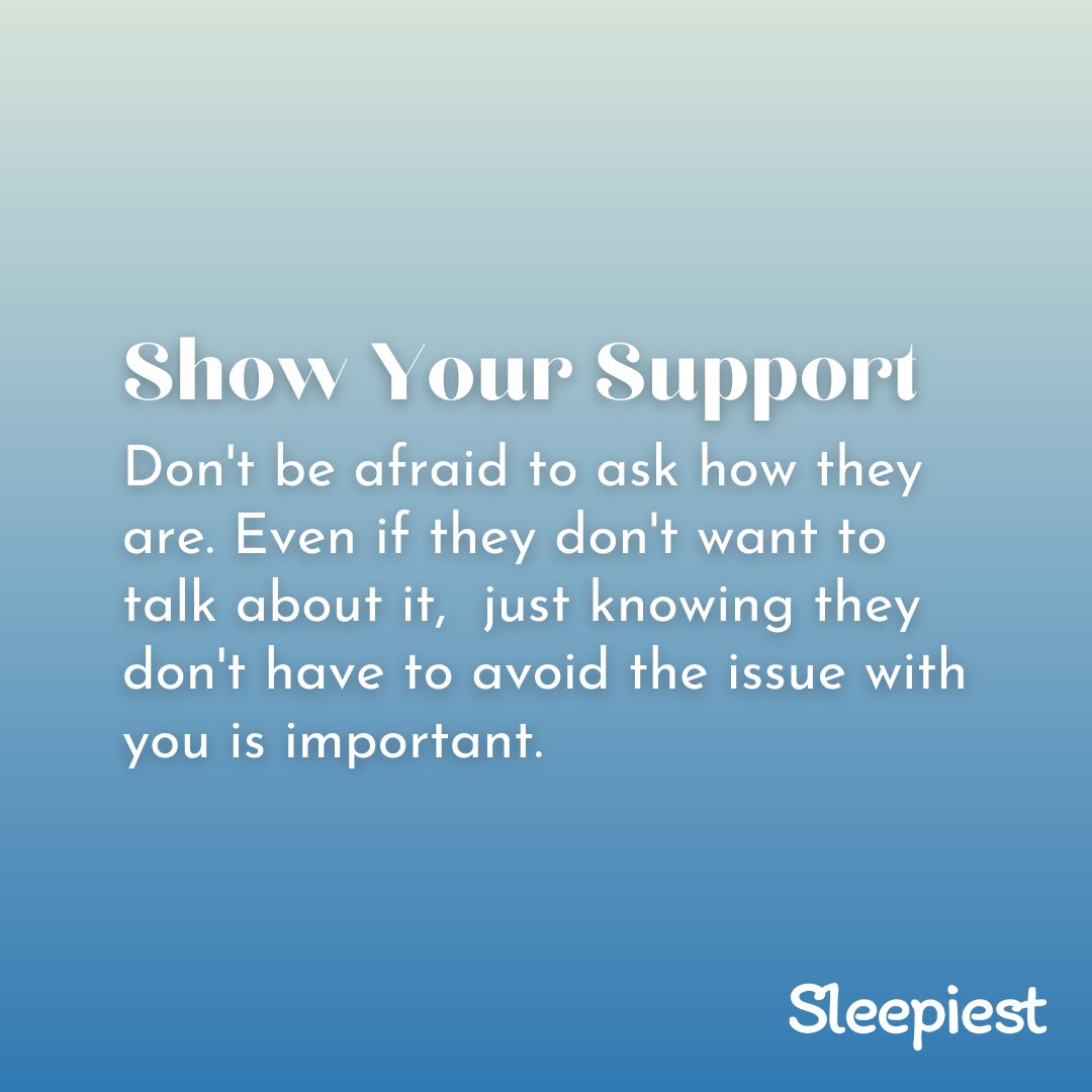 Sleepiest_App's tweet image. It&apos;s World Mental Health Day and now, more than ever, it&apos;s important to be checking in on your loved ones. Here are some tips for where to start... 💜

#WorldMentalHealthDay2021 #supporttips