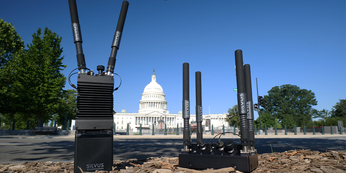 SilvusTech's tweet photo. StreamCasters have landed in Washington, DC! Come visit us this week at booth 2150 in Hall A/B/C at the @AUSAorg Annual Meeting to see our superior technology in action.

#Silvus #MIMO #MANET #SpectrumDominance #StreamCaster #MIMORevolution #AUSA21 #Defense #Military #Army https://t.co/dFSAO01vN3