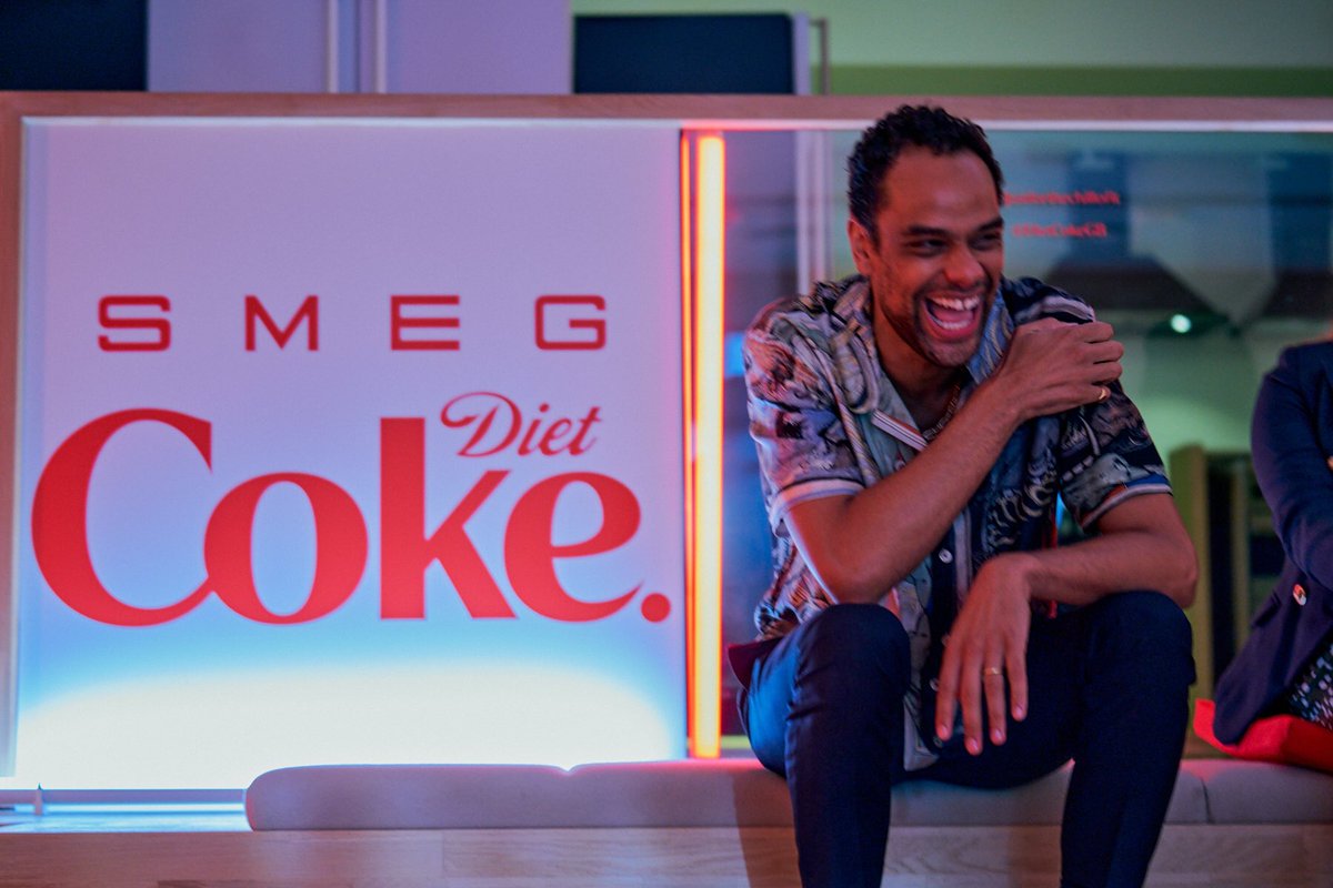 We heard* that Raven was laughing at his own memes here ￼😉 *know #JustForTheChillOfIt #DietCoke #SMEG #Collab