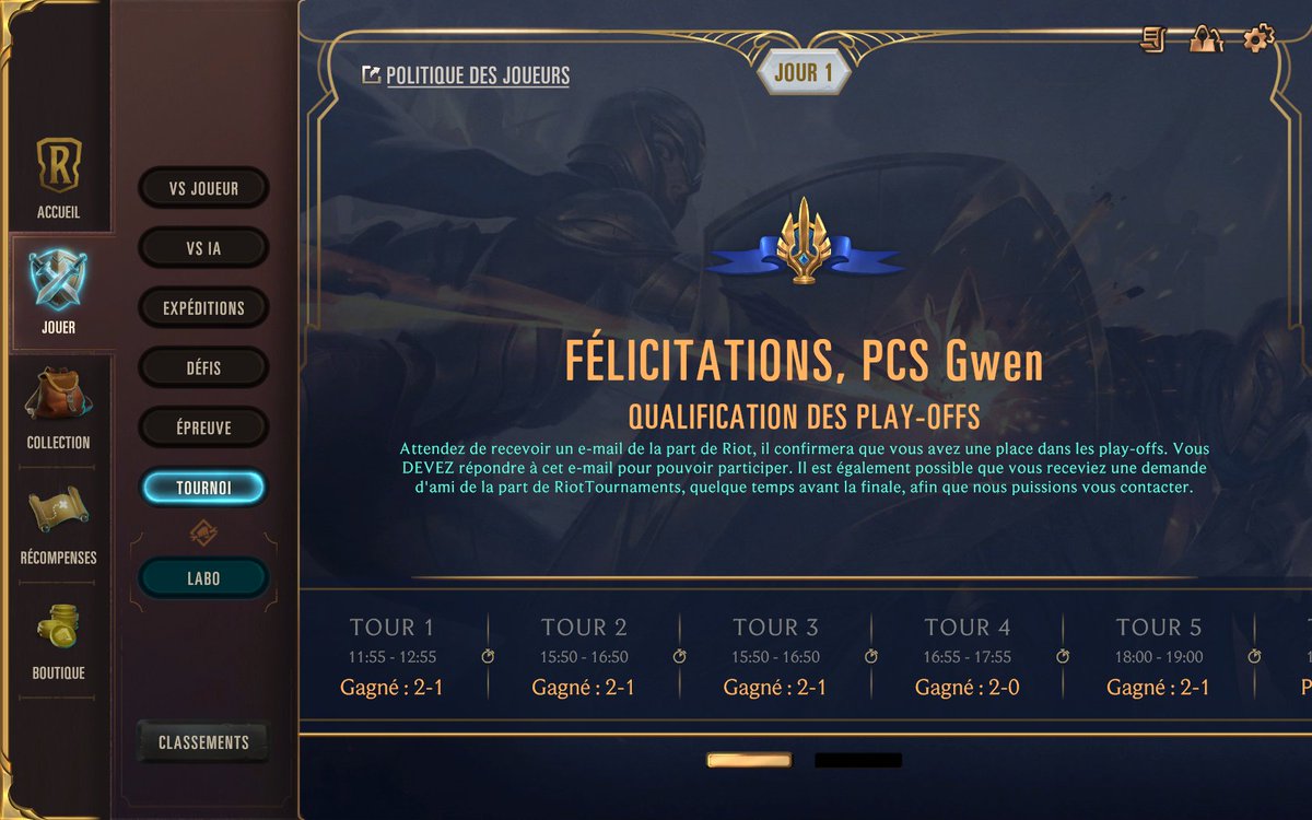 Gros travail de toute la team <a href="/PCS_LOR/">PCS LOR</a> pour ce saisonnier, on est 4 pour le moment <a href="/ZahisLOR/">(PCS) Zahis</a> <a href="/cos_teal/">PCS Tealcos</a> <a href="/Wyss_ccg/">Wyss</a> et on croise les doigts pour <a href="/Flaxeau/">Flaxeau</a> 

+4/+4 à tout le board, c'est fort.