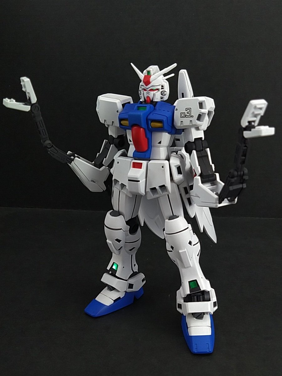 fleer5922's tweet photo. #バンダイ HGUC ガンダム GP03 ステイメン 完成。シリーズ初期のABS関節に豪快モナカ、スラスター塗装の煩わしさが故に長く手が伸びなかったが、遂に観念した。途中何度か苦戦したがユニークなフォールディングギミックのおかげでモチベーションが保てた。これでソロモンに帰れる。#完成品62 #UCLO https://t.co/GLkOiU1LSf