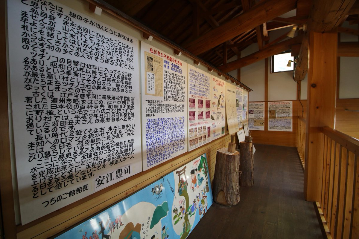 meat_stew's tweet photo. 岐阜県東白川村にある道の駅「つちのこ館」
小さな資料館だが、手書きの目的談など資料の熱量がすごい。
さらに、つちのこ体験室の扉を開けると驚きの世界が…！(続) https://t.co/OysWRmXgj4