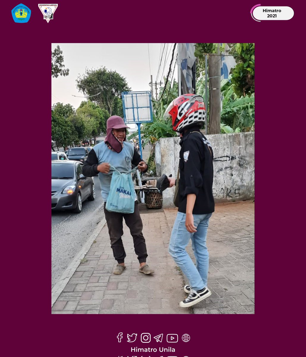 Himatro_Unila's tweet photo. Himatro berbagi nasi merupakan kegiatan sosial Himatro yang dilaksanakan dengan tujuan berbagi untuk membantu saudara saudara kita yang membutuhkan
Semoga dengan berlangsungnya kegiatan ini menjadi berkah untuk kita semua
.
.
#HIMATRO
#UNILA
#2021
#LUARBIASA
#TEKNIKELEKTRO https://t.co/00nULsdAjA