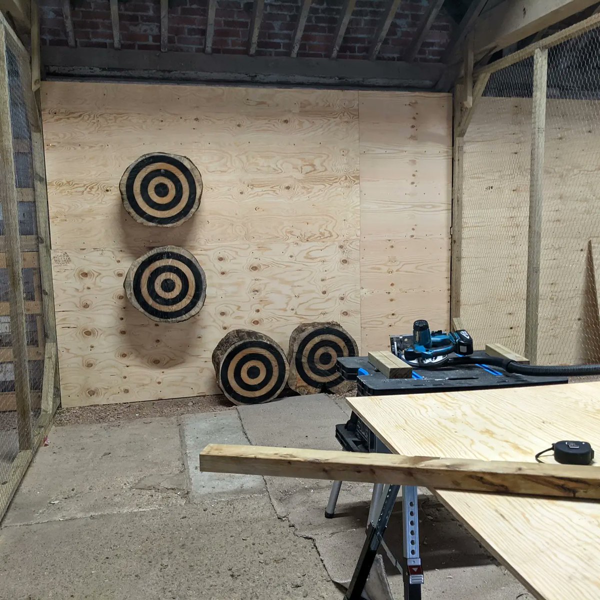 Ridgeway Adventures (@ridgewayadv) on Twitter photo Feel the Axe-citement! Our indoor axe throwing range is coming on nicely, still under construction but it should be ready to open in the coming weeks! Book now for Halloween and Xmas parties! #axethrowing #Axe #Oxfordshire #whattodo #whatsoninoxfordshire Feel the Axe-citement! Our indoor axe throwing range is coming on nicely, still under construction but it should be ready to open in the coming weeks! Book now for Halloween and Xmas parties! #axethrowing #Axe #Oxfordshire #whattodo #whatsoninoxfordshire