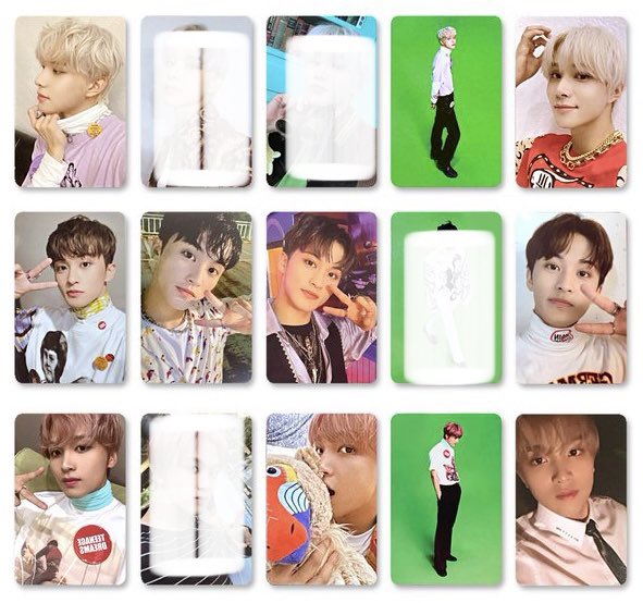 happysun_06's tweet photo. NCT127 Sticker　交換　トレカ

【譲】画像1枚目
　　　テイル　ジャニ　テヨン　
　　　ユウタ　ドヨン　ジェヒョン　

【求】
トレカ:画像2枚目
ステッカー・ポストカード
マーク、ヘチャン、ジョンウ 

まとめて交換希望です🙏
スリーブ＋硬質ケース＋防水対策
同日発送希望 https://t.co/HVIPYpQZwS