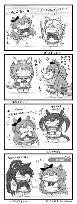 ぷちっとウマ娘漫画特別編
マヤノトップガンのお話。 #ウマ娘 