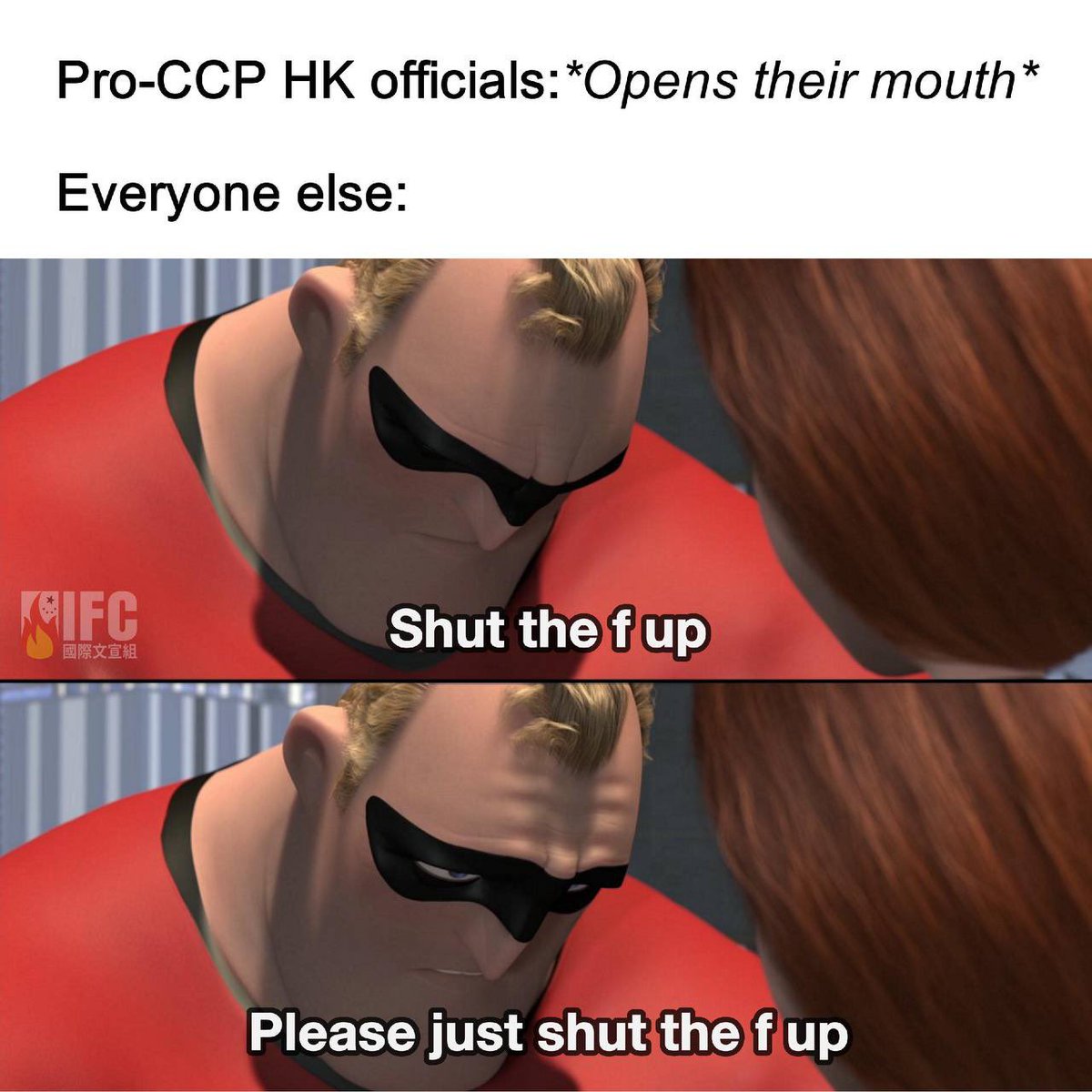 MenSuen's tweet photo. #ChrisTang is the personification of "crocodile tears". His mission is to disband all organizations that do not agree with the #CCP, and had no qualms when it comes to oppressing his alma matar.
-
#CUHK #PKTang #freespeech #freedomofspeech #studentunion #meme https://t.co/1s9xVUIoTp