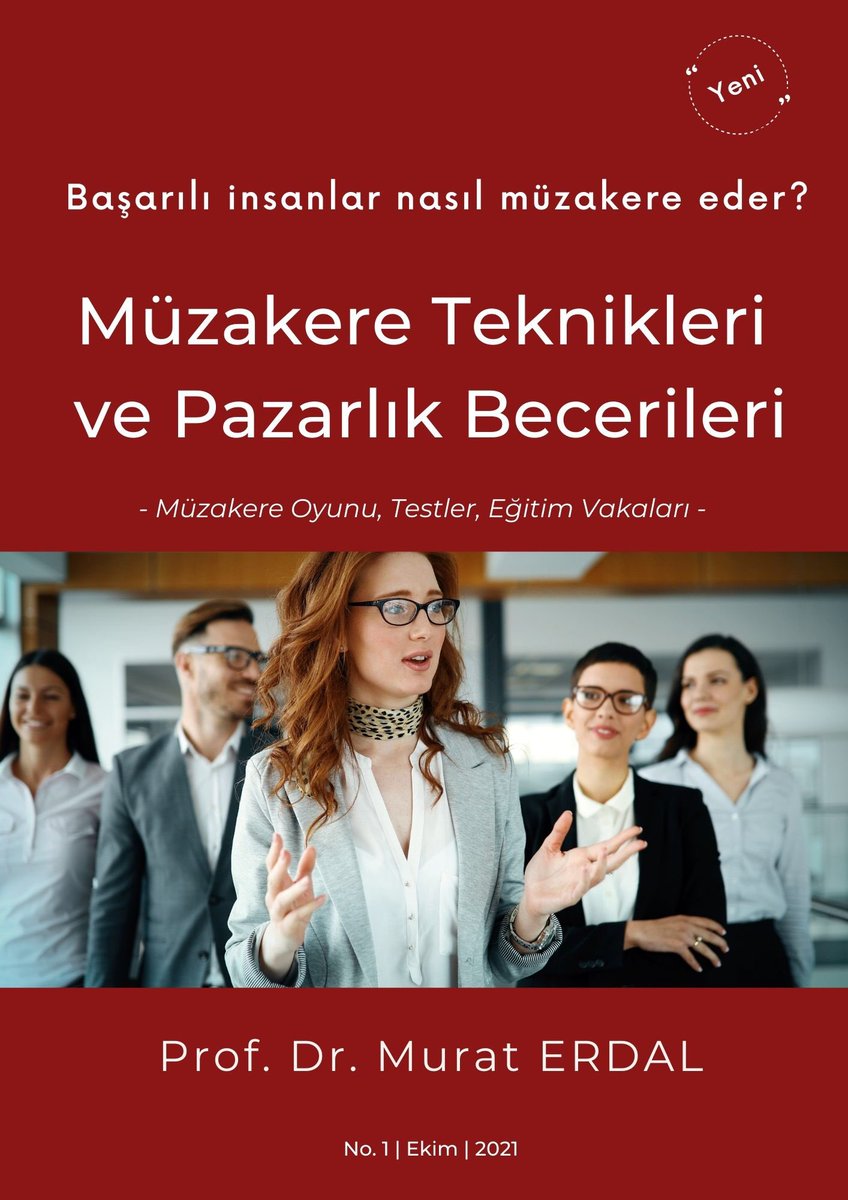 BuyerNetworkPro's tweet photo. Müzakere Teknikleri ve Pazarlık Becerileri. Başarılı İnsanlar Nasıl Müzakere Eder? Müzakere Oyunu, Testler, Eğitim Vakaları.
@_muraterdal_ 150 sayfa.
Kitap için Buyer Network Öğrenme Merkezi'ni ziyaret edin. https://t.co/yyQeqcFlQH https://t.co/AtO1gOabWp