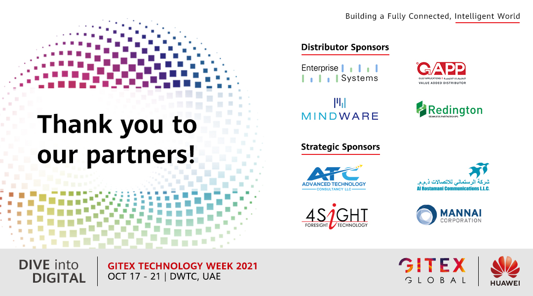Huawei Middle East (@huawei_me) on Twitter photo At <a href="/Huawei/">Huawei</a>, we believe in collaboration & shared success. We are honored to be supported by our #Partners for @GITEXTechWeek. See you all from Oct 17-21 at Za’abeel Hall 1, DWTC. <a href="/EStradingllc/">Enterprise Systems Distribution</a> <a href="/GappKSA/">Gulf Applications</a> <a href="/redingtonvalue/">Redington X</a> <a href="/MindwareVAD/">Mindware</a> <a href="/4SightTechUAE/">4SightTechnologyUAE</a> <a href="/atc_informs/">Advanced Technology Consultancy</a> <a href="/InfotechMannai/">Mannai InfoTech</a> At <a href="/Huawei/">Huawei</a>, we believe in collaboration & shared success. We are honored to be supported by our #Partners for @GITEXTechWeek. See you all from Oct 17-21 at Za’abeel Hall 1, DWTC. <a href="/EStradingllc/">Enterprise Systems Distribution</a> <a href="/GappKSA/">Gulf Applications</a> <a href="/redingtonvalue/">Redington X</a> <a href="/MindwareVAD/">Mindware</a> <a href="/4SightTechUAE/">4SightTechnologyUAE</a> <a href="/atc_informs/">Advanced Technology Consultancy</a> <a href="/InfotechMannai/">Mannai InfoTech</a>
