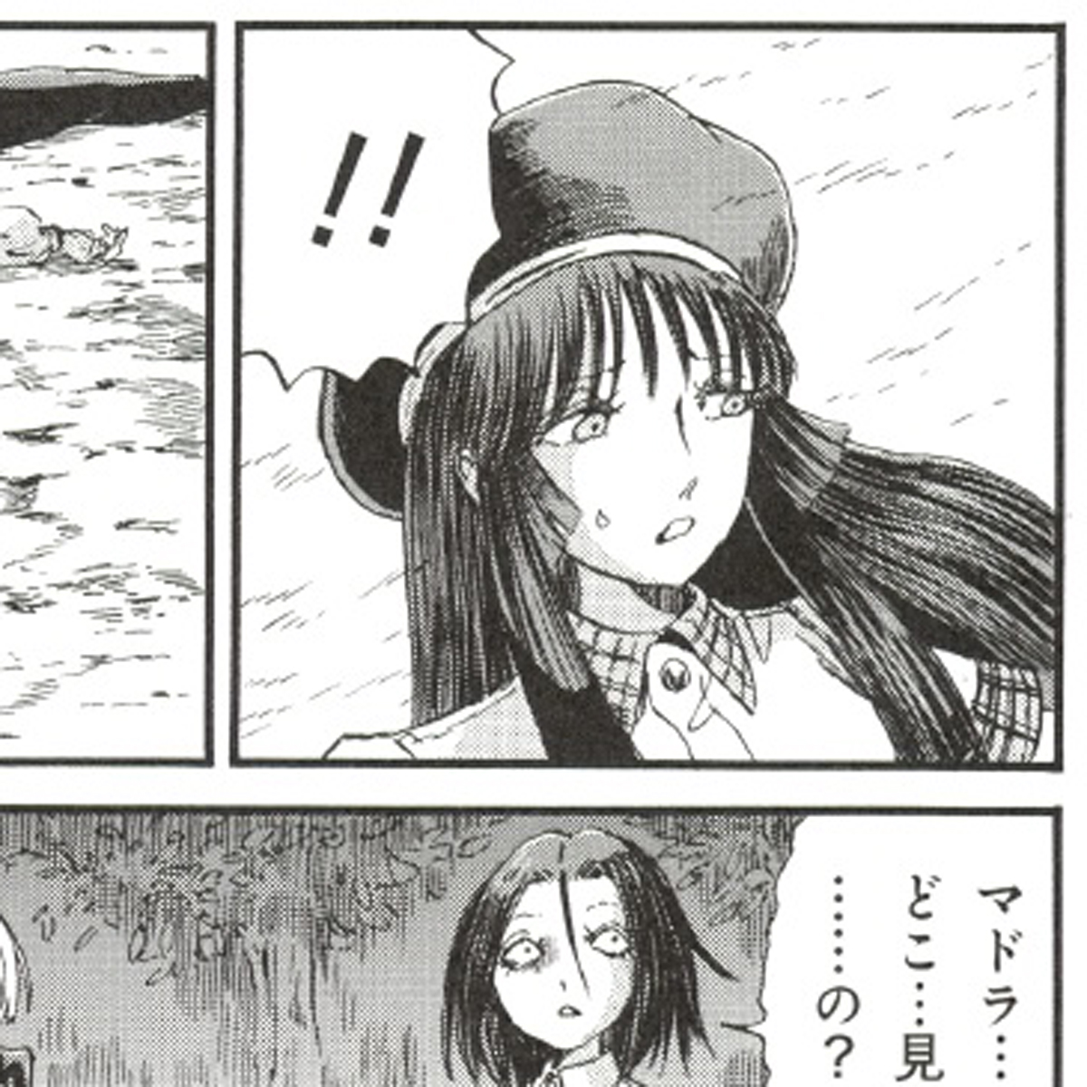 月刊ニュータイプ本誌連載分。
ツイッター上でバレしてもよさそうな雰囲気なので。
エピソード「カーマントーの灯火」が始まって以降いつのまにか鬢削ぎが装備されたマドラ。
鬢削ぎの、この感じ!たまらん!!