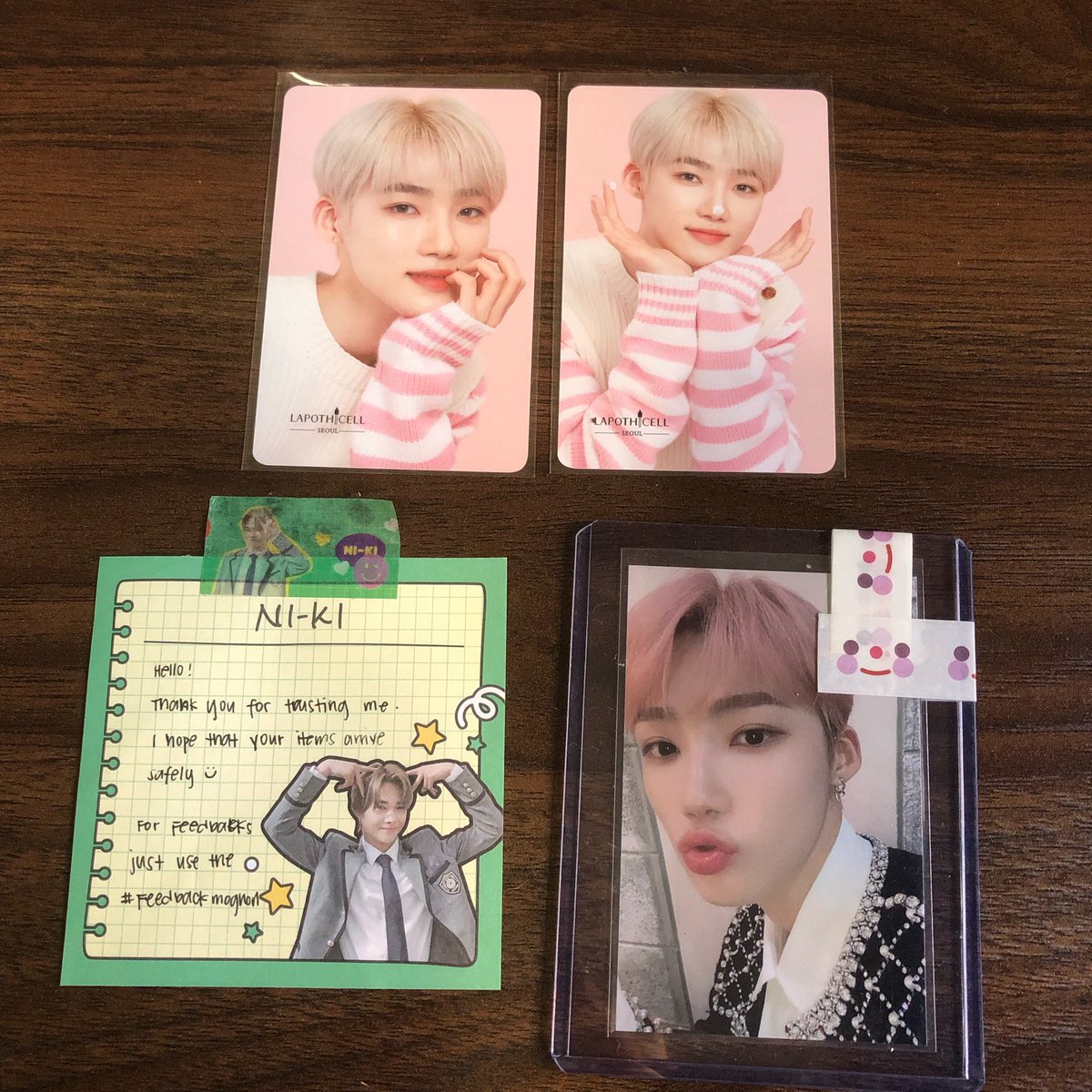 sunnewcart's tweet photo. happy mail today! chanhee is finally home ^^ thank u so much for getting him to me and for packing him safely <3

@caratkaghorl #feedbackmoghorl https://t.co/SlhPsgMN6w