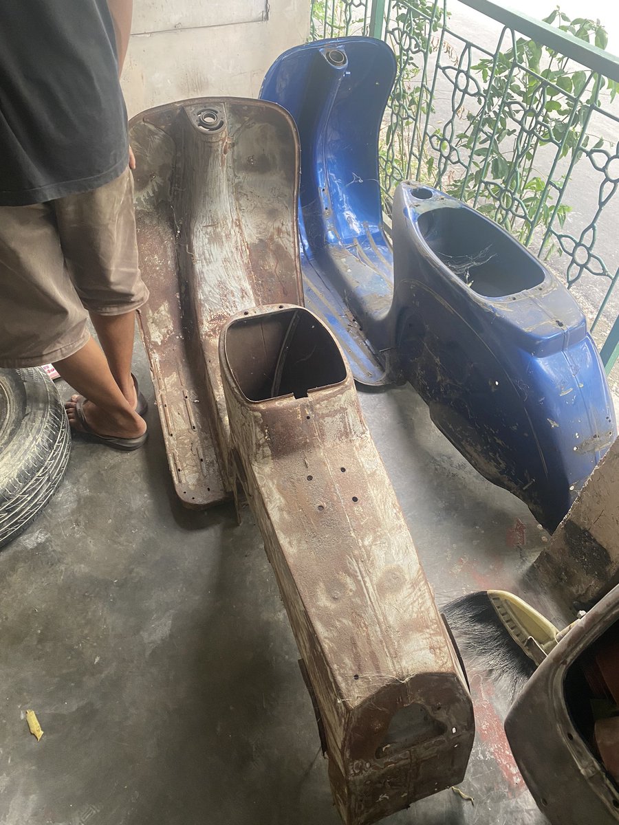 lalankmd's tweet photo. Mengabadikan restorasi lambretta cento 1966 https://t.co/6YTLZGJY4O