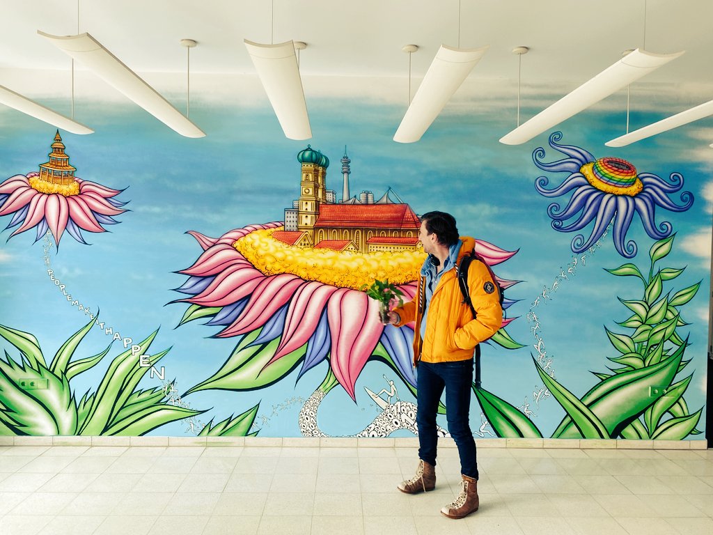 iLoveOpenStack's tweet photo. New Grafitti from #martinblumoehr is ready. You will see it at #Marsplatz in #Munich . It is #art for #newwork... #Telekomwall #dabei #streetart #grafitti #stancil #neuesarbeiten #werkstolz #yitt #magentamuc @tsystemscom #newleadership #nerds https://t.co/VUBEIZcjHd