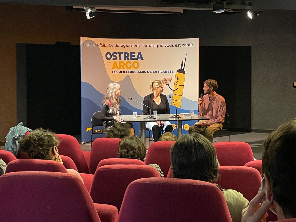 Ifremer 🌊 (@ifremer_fr) on Twitter photo #FDS2021 📖 Le conte inclusif de l’Ifremer « Ostrea et Argo, les meilleurs amis de la planète » était raconté hier au public lorientais de la <a href="/FeteScience/">Fête de la science</a> 2021 pour aborder le dérèglement climatique 🌏⤵️ #FDS2021 📖 Le conte inclusif de l’Ifremer « Ostrea et Argo, les meilleurs amis de la planète » était raconté hier au public lorientais de la <a href="/FeteScience/">Fête de la science</a> 2021 pour aborder le dérèglement climatique 🌏⤵️