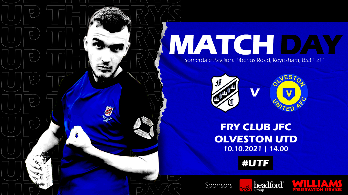 FryClub21s's tweet photo. MATCH DAY! 2nd league game, let's get the 3pts
 #UTF #UpTheFrys #BFCLdev 
@Bristolu21 @swsportsnews @bsoccerworld
@FryClubJFC @OlvestonFC https://t.co/YUsqzu8QZ3