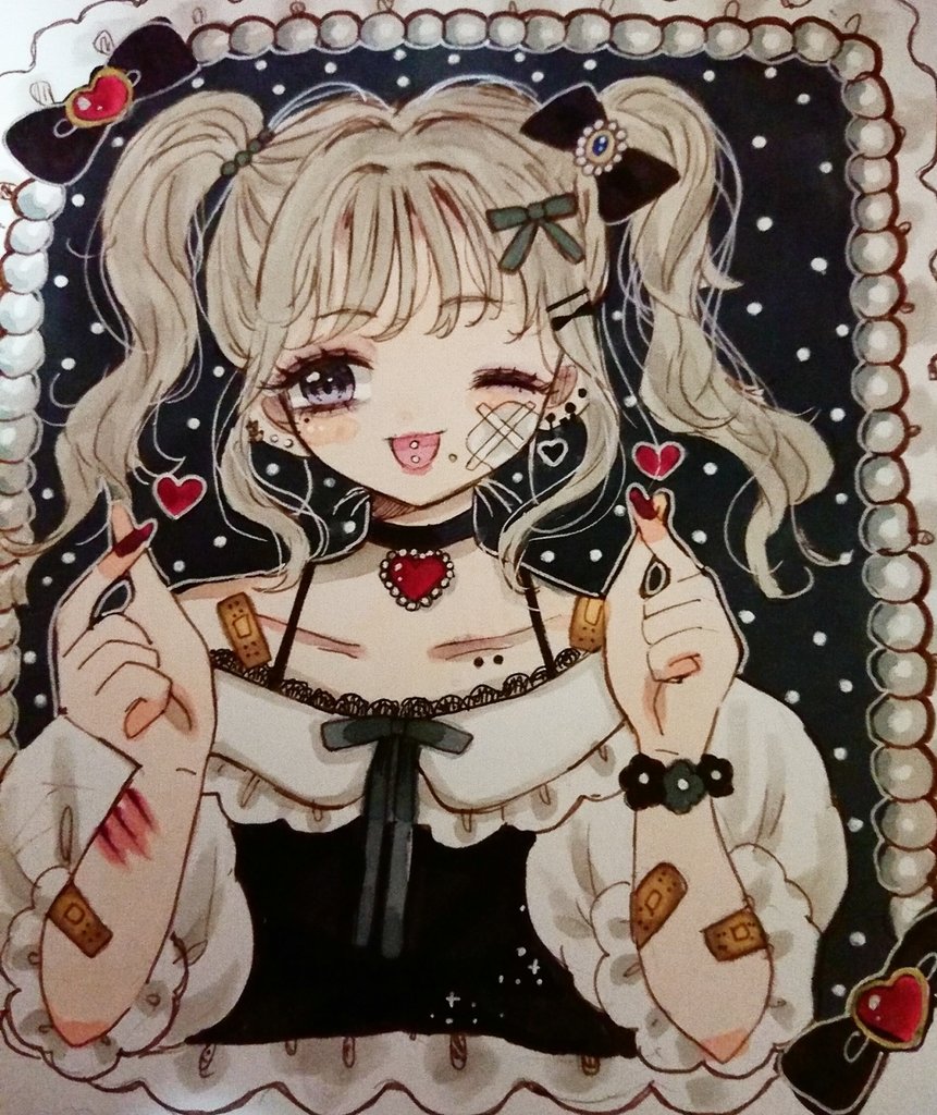 お絵描き好きさんと繋がりたい コピック 水彩 ももうさぎ 水彩とコピック のイラスト