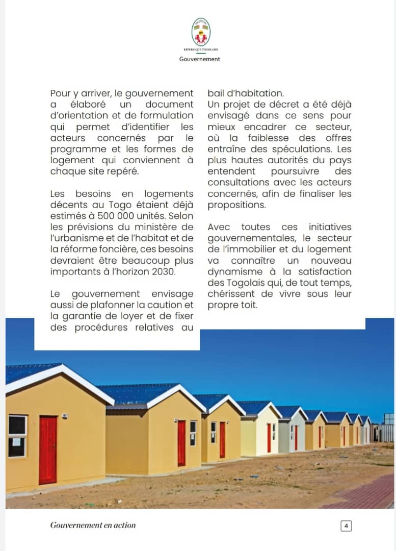 CellulePR's tweet photo. Le Gouvernement se prépare à lancer son projet de construction de 3000 logements sociaux à Togblékopé, avec l’accompagnement de ShelterAfrique . 
Avec ce partenariat, le gouvernement entend intensifier la promotion des projets de logements à moindre coût dans le pays. https://t.co/RD2tlPIGq8