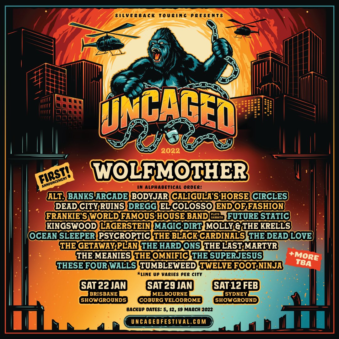 FESTIVAL 📰

CIRCLES are preparing to dust themselves off and rock the masses again as they have confirmed a spot on the newly announced Uncaged Festival - playing Brisbane, Melborne &amp; Sydney.
