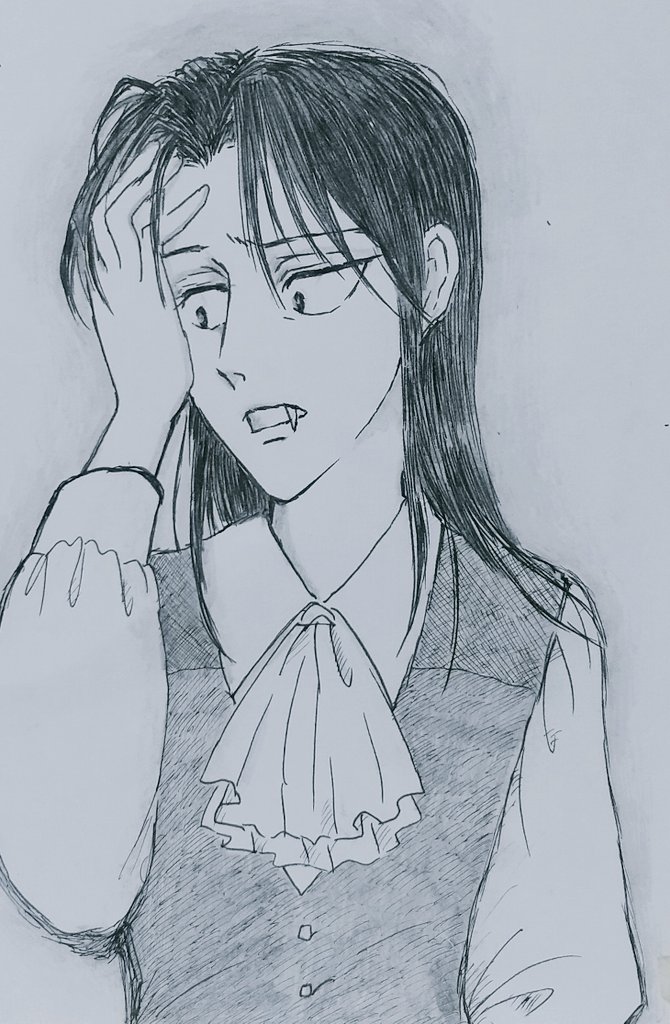 優しすぎた吸血鬼
「あなたの血を吸ってもいいですか?」突然、襲いかかって血を吸うなんて出来ない。…すまなそうな顔で聞く彼。もちろんお断りされ今日も夜はトマトジュース…オレなんで吸血鬼?考えすぎて胃がイタイ…
#アナログイラスト #イラスト #落書き #イラスト好きな人とつながりたい