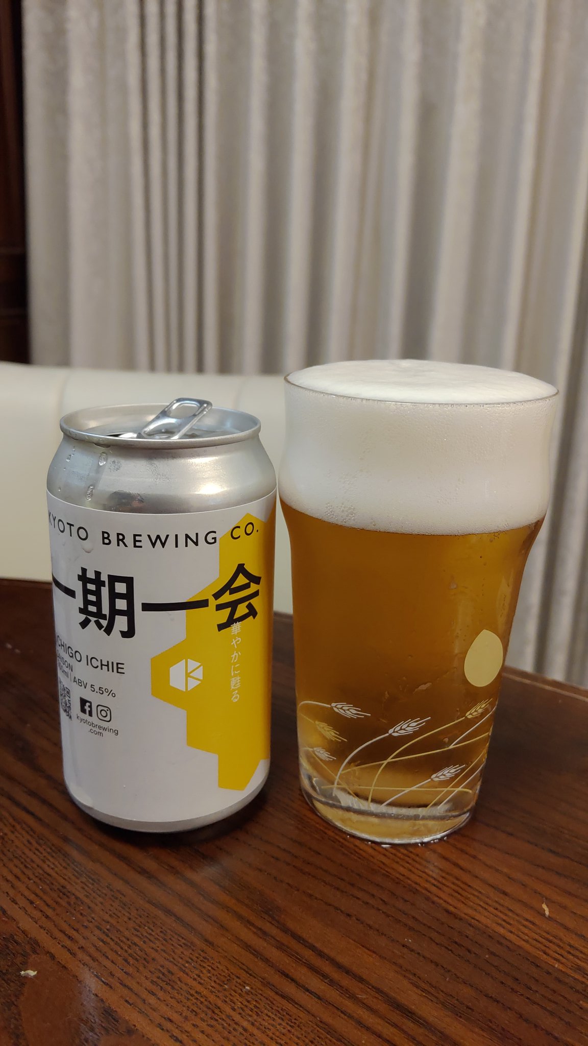 ひめじゅん On Twitter 本日はビールから 少しハーブっぽいすっきりしたお味で美味しいですね 京都醸造 一期一会 Https T Co Pbnphnrx1x Twitter