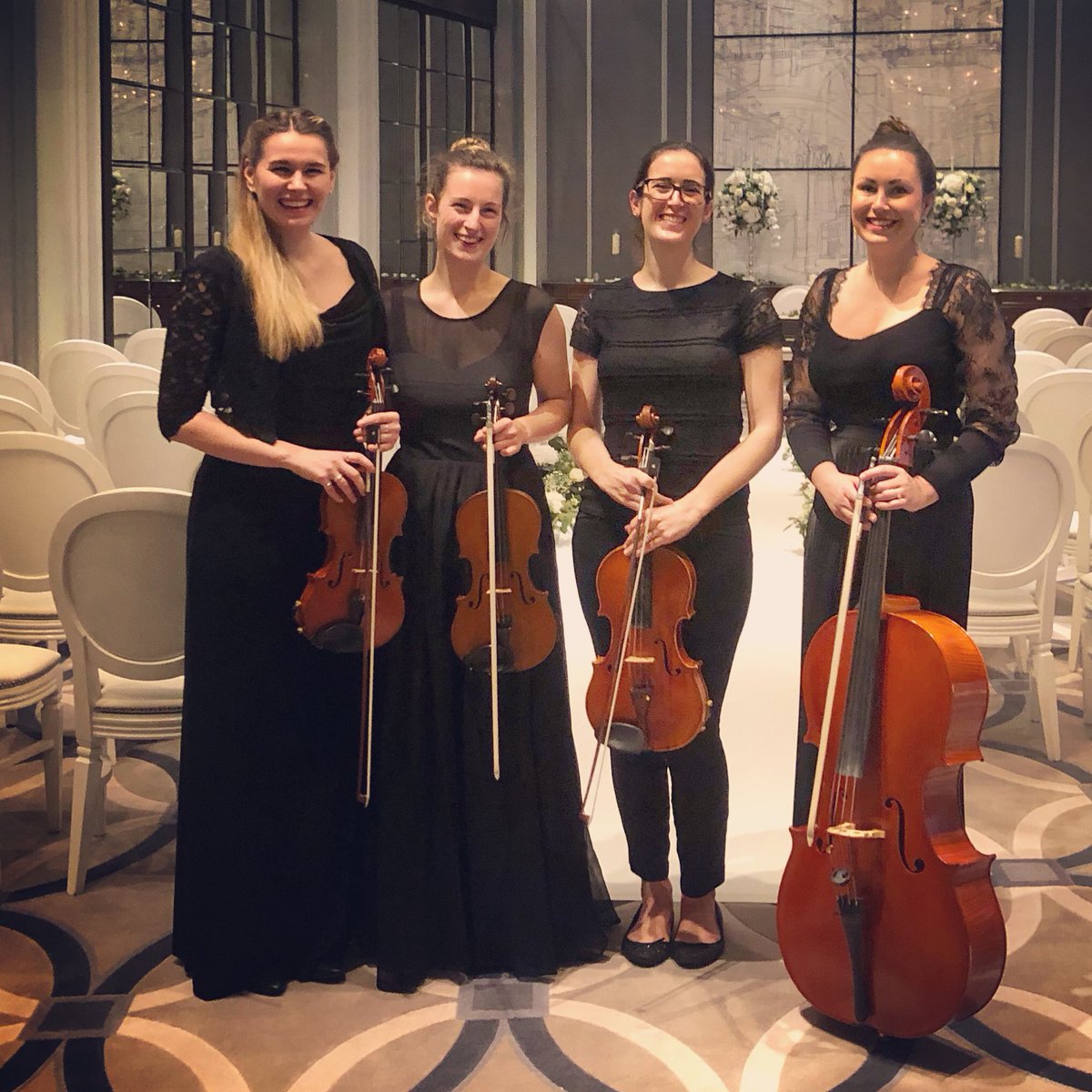 Had a really wonderful time playing for Rosie and Simon’s wedding yesterday at <a href="/CorinthiaLondon/">CorinthiaLondon</a>! 🎻