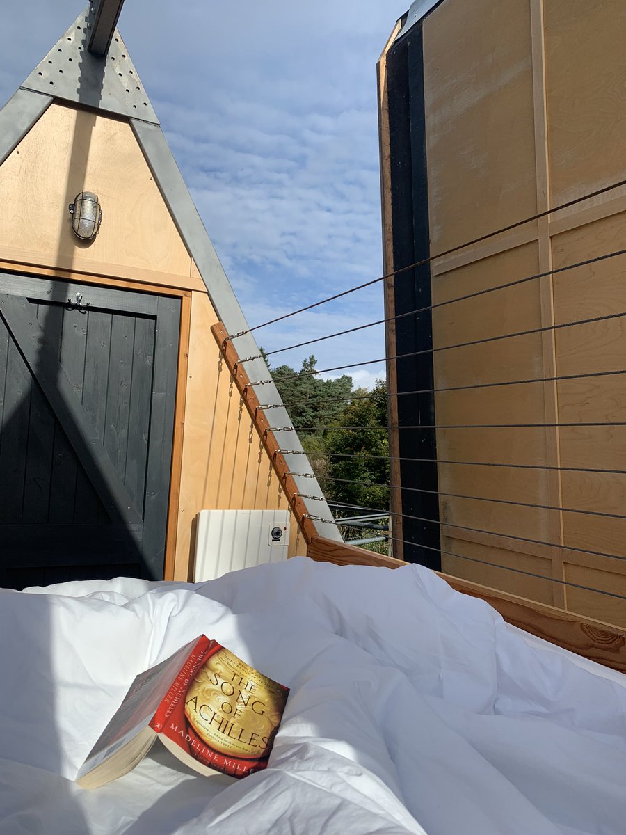 Not sure I’ve ever had a more pleasurable Sunday lie in and morning read! Thank you for such a fabulous book for company <a href="/MillerMadeline/">Madeline Miller</a> and for the most gorgeous view from bed ever!  <a href="/canopyandstars/">Canopy & Stars</a>