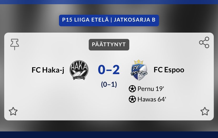 FC Espoo P06 tweet media